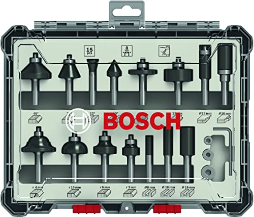 Bosch 15tlg. Fräser...